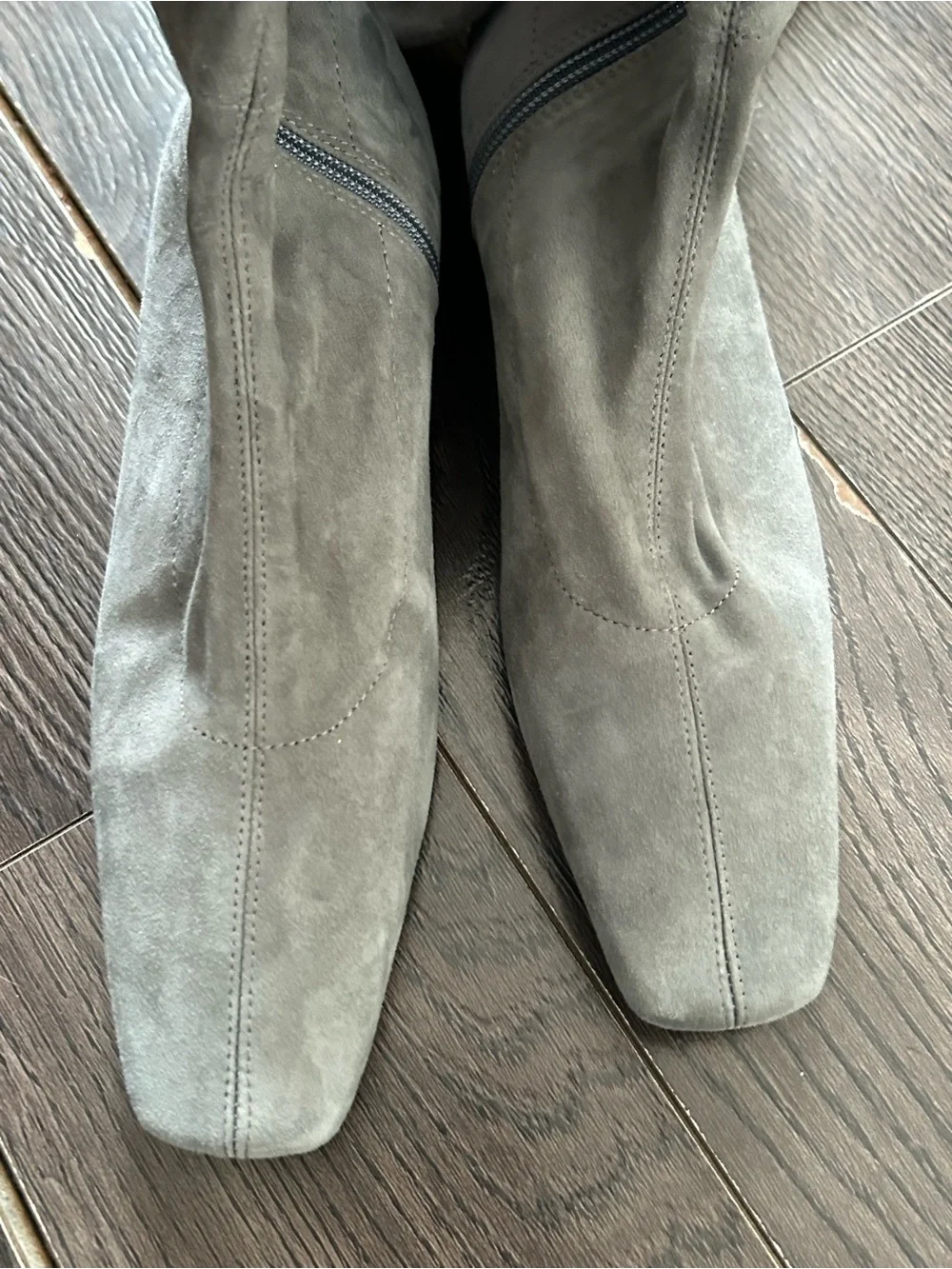 By Far OTK Boots in Gray 36